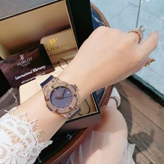 ĐỒNG HỒ HUBLOT 2 VlỀN HỘT COUPLE CAO CẤP HOT