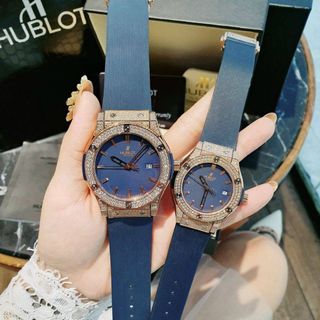 ĐỒNG HỒ HUBLOT 2 VlỀN HỘT COUPLE CAO CẤP HOT