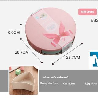 Khay mứt nhựa lúa mạch 5 ngăn (Kiện 100 cái) giá sỉ
