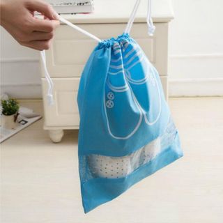 Túi bọc giầy dép Túi đựng giầy bằng vải có dây rút lưu trữ vật dụng cá nhân