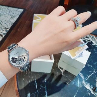 ĐỒNG HỒ MICHAEL KORS MẶT HOA NỮ NEW