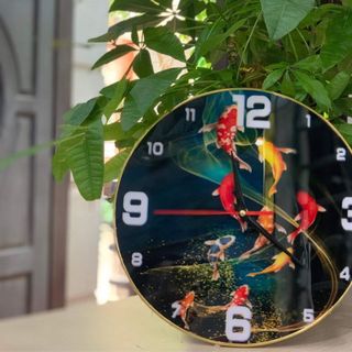 Đồng hồ tráng gương cao cấp công nghệ UV kích thước 30cm