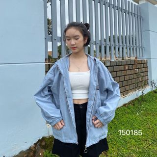 ÁO KHOÁC DA LỘN NỮ THÊU HÌNH ĐẸP FORM RỘNG