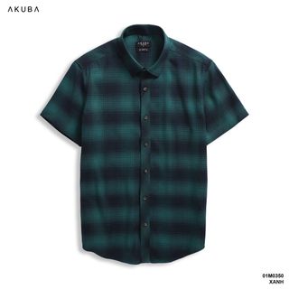 ÁO SƠ MI TAY NGẮN CARO AKUBA 01M0350