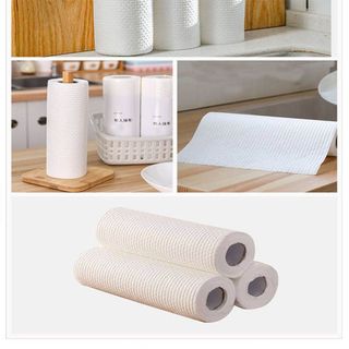 Khau lau bếp đa năng cuộn 50 tờ giấy khăn lau đa năng nhà bếp