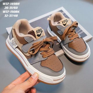 Giày thể thao trẻ em Chất da phối 2 màu đẹp W37-149