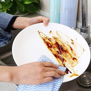 Khau lau bếp đa năng cuộn 50 tờ giấy khăn lau đa năng nhà bếp