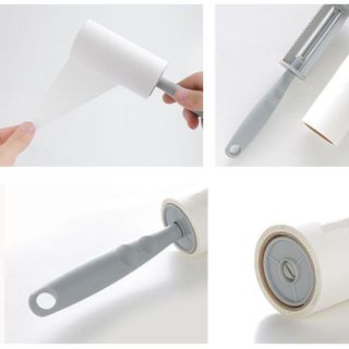 Cây lăn bụi quần áo chăn màn kèm 02 còn lăn thay thế Lăn bụi quần áo đa năng