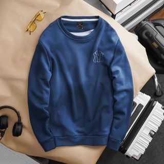 áo nỉ cổ tròn MLB chân cua