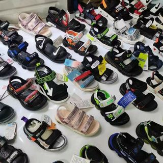 Sandal trẻ em quai ngang màu đen đẹp S3560