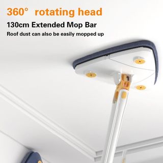 Cây lau nhà tự vắt thông minh Chổi lau nhà tam giác xoay 360 độ
