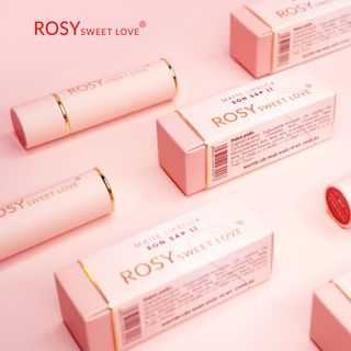 SON SÁP LÌ ROSY MÀU CAM ĐÀO SIÊU HOT TÔN DA TRẮNG BỀN MÀU 8H
