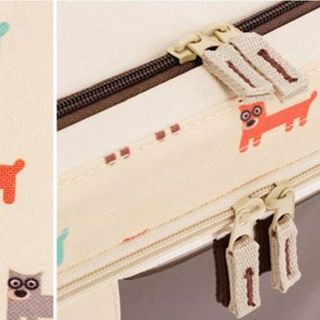 Túi vải đựng đồ dùng gia đình hộp đựng quần áo chăn màn khung thép có khóa kéo