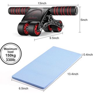 Con lăn 4 bánh tập bụng tại nhà dụng cụ tập bụng tại nhà