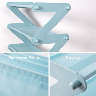 Kệ giầy dép 4 tầng lắp ráp Kệ để đồ bằng nhựa lắp ghép cao 4 tầng chữ Z tiết kiệm không gian