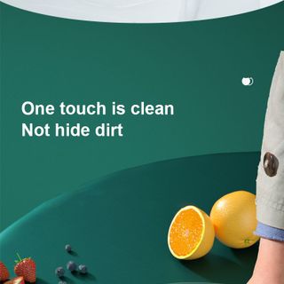 Thớt nhựa kháng khuẩn hình tròn kích thước lớn Thớt chống mốc xanh đường kính 35cm