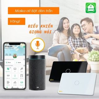 Công tắc thông minh cảm ứng WIFI Datic 1 nút