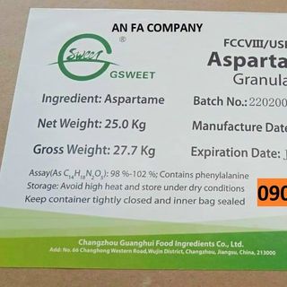 Chất tạo ngọt tổng hợp: Đường Aspartame (E951) - Dạng bột và dạng hạt
