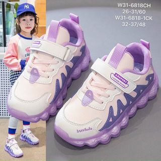 Giày thể thao trẻ em đế gợn sóng chống trượt W31