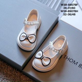 Giày búp bê trẻ em quai ngang đính hạt siêu dễ thương W29