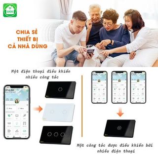 Công tắc thông minh cảm ứng WIFI Datic Bình nóng lạnh chống giật