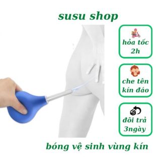 Dụng Cụ Thụt Rửa Hậu Môn Bình Xịt Rửa Vệ Sinh Âm Đạo Phụ Nữ Hỗ Trợ Điều Trị Phụ Khoa nhựa cao su cao cấp an toàn 220ml