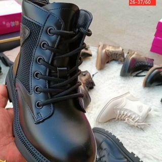 Giày boots trẻ em chất da buộc dây sành điệu S3559