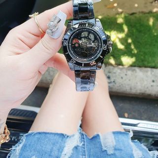 ĐỒNG HỒ ROLLEX BLACK CƠ TRUNG CẤP SALE