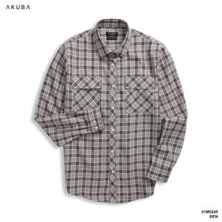 ÁO SƠ MI TAY DÀI CARO AKUBA 01M0245
