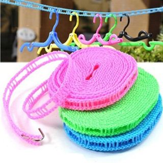 Dây phơi quần áo dài 5m Dây treo quần áo chống dồn thông minh