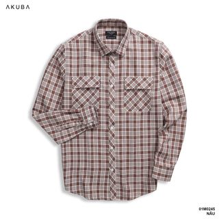 ÁO SƠ MI TAY DÀI CARO AKUBA 01M0245