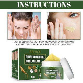 Kem Sâm chuyên trị các loại mụn Ginseng Herbai Acne Cream (50g)
