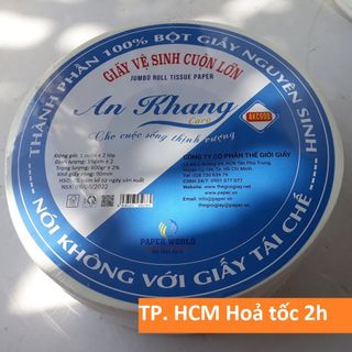 Trả mặt bằng xả lỗ Giấy vệ sinh cuộn lớn An Khang AKC600 Gò Vấp