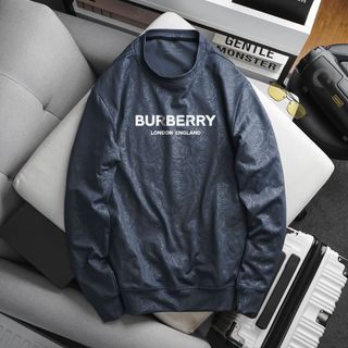 áo nỉ cổ tròn Bu.berry vân hoa hồng