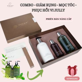 [CHÍNH HÃNG 100%]Combo Tinh Dầu Bưởi Kích Mọc Tóc, Dầu Gội ViJully Cosmetic Giảm Rụng, Kem Ủ Dừa Dưỡng Tóc giá sỉ