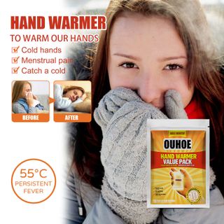 Miếng Dán Làm Ấm ,giữ ấm siêu tiện lợi OUHOE Hand Warmer (goi/8mieng)