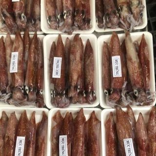 Mực trứng nháy đẹp, size 10-12con/kg bao trứng, bao ngon, bao tươi, giòn.