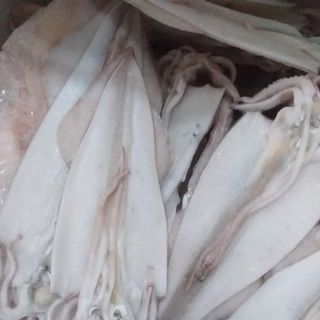 Mực một nắng nhà làm, size 3-5 con/kg, không mạ băng, hàng đủ cân