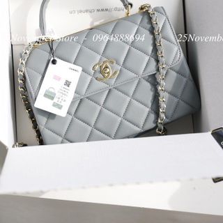 Túi Xách Nữ CHa.nel Tren.dy -Size 24Cm -Màu Đen -Bán Sỉ-Bán Buôn