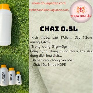 Chai nhựa HDPE