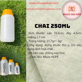 Chai nhựa HDPE
