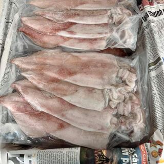 Mực một nắng nhà làm, size 3-5 con/kg, không mạ băng, hàng đủ cân