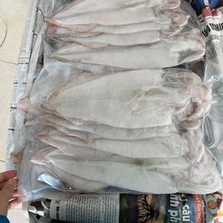Mực một nắng nhà làm, size 3-5 con/kg, không mạ băng, hàng đủ cân