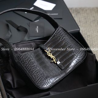 Túi Xách Nữ Y.S.L -Size 25Cm -Màu Đen Vân -Bán Sỉ-Bán Buôn