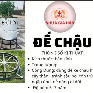 ĐẾ CHẬU ƯƠM TRỒNG