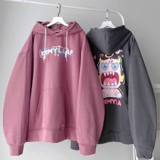 Áo hoodie thun nỉ logo in komyla form dưới 70kg giá sỉ