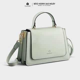 Túi đeo chéo da nữ nắp gập phối quai xách Yuumy Seasand YN128 nhiều mẫu