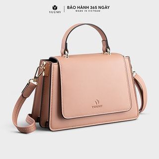 Túi đeo chéo da nữ nắp gập phối quai xách Yuumy Seasand YN128 nhiều mẫu