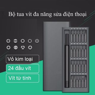 BỘ TUA VÍT ĐA NĂNG 24 CHI TIẾT, BỘ TUA VÍT XIAOMI HÀNG REP 1:1 BẢN VỎ THÉP CAO CẤP giá sỉ