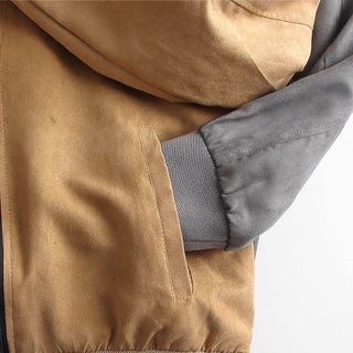 Áo Khoác Nam Da Lộn Bomber Tay Chun Cao Cấp 4 Màu Giữ Nhiệt Tốt OBAHA 02